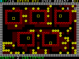 «Алмазы» — хороший клон Boulder Dash для ZX Spectrum, «Специалиста», «Вектора-06Ц» и ПК-01 «Львов» «Алмазы» — хороший клон Boulder Dash для ZX Spectrum, «Специалиста», «Вектора-06Ц» и ПК-01 «Львов»