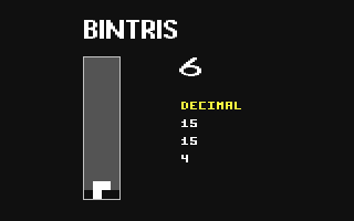 Bintris — «Тетрис» для знатоков двоичных чисел Bintris — «Тетрис» для знатоков двоичных чисел