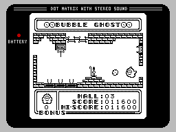 Bubble Ghost — головоломка про привидение и мыльный пузырь для ZX Spectrum и Amstrad CPC Bubble Ghost — головоломка про привидение и мыльный пузырь для ZX Spectrum и Amstrad CPC