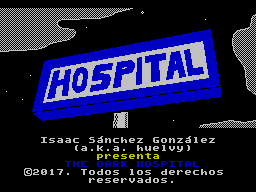 The Dark Hospital — квест-ужастик для ZX Spectrum The Dark Hospital — квест-ужастик для ZX Spectrum