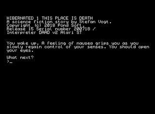 Научно-фантастический квест Hibernated 1 вышел на Amiga и Atari ST Научно-фантастический квест Hibernated 1 вышел на Amiga и Atari ST