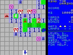 Mind the Drains отправляет владельцев ZX Spectrum и Commodore 64 считать открытые люки