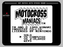 Мотоциклетная гонка с трюками Motocross Maniacs добралась до ZX Spectrum Мотоциклетная гонка с трюками Motocross Maniacs добралась до ZX Spectrum