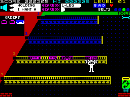 Robo Shift — аркада про сборку роботов для ZX Spectrum