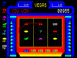 Vegas Slot — простенькая слот-машина для ZX Spectrum Vegas Slot — простенькая слот-машина для ZX Spectrum