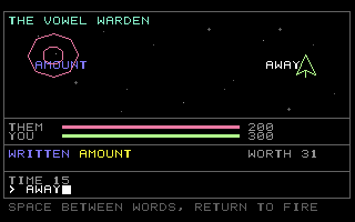 Words of Power: Logos — словесные дуэли на ZX Spectrum 128 и Commodore 64