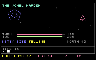 Words of Power: Logos — словесные дуэли на ZX Spectrum 128 и Commodore 64