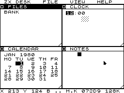 ZX Desk — графическая оболочка для ZX Spectrum