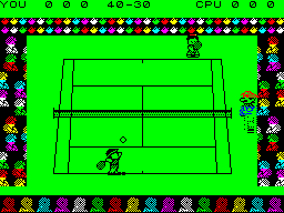 ZX Tennis — симпатичный симулятор тенниса родом с Game Boy
