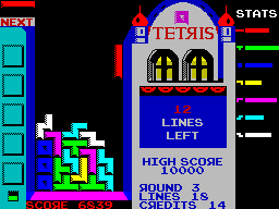 ZX Tetris — головоломка для ZX Spectrum с аркадными правилами ZX Tetris — головоломка для ZX Spectrum с аркадными правилами