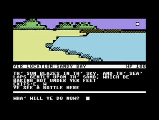 Автор D&D-подкаста делает текстовый квест про пиратов для Commodore 64 Автор D&D-подкаста делает текстовый квест про пиратов для Commodore 64
