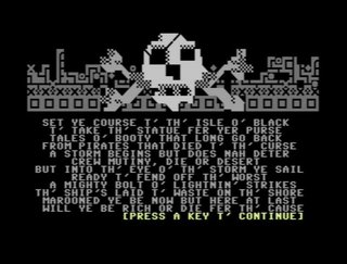 Автор D&D-подкаста делает текстовый квест про пиратов для Commodore 64 Автор D&D-подкаста делает текстовый квест про пиратов для Commodore 64