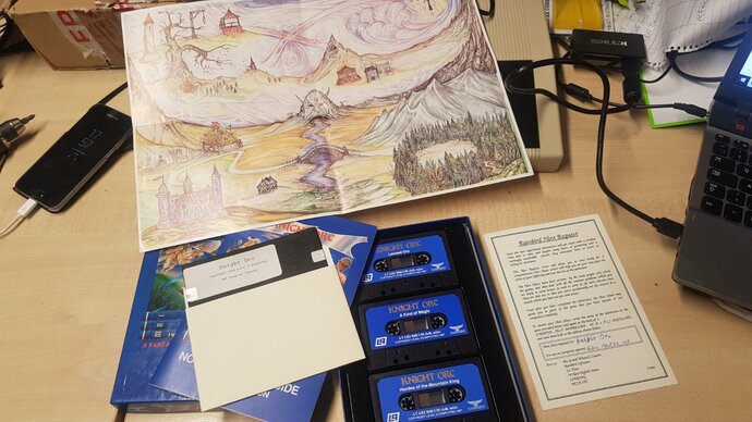 Интересный текстовый квест Knight Orc вернулся к владельцам BBC Micro