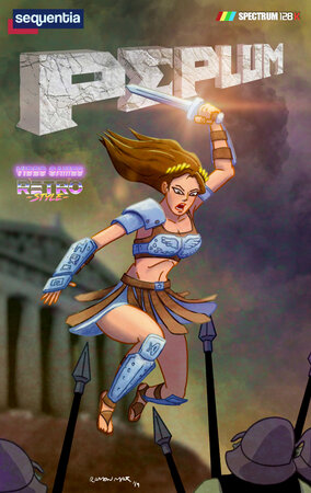 Один маленький платформер Peplum и куча визуальных новелл для ZX Spectrum