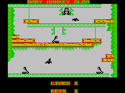 Baby Monkey Alba — игра для ZX Spectrum по мотивам Donkey Kong Jr. Baby Monkey Alba — игра для ZX Spectrum по мотивам Donkey Kong Jr.